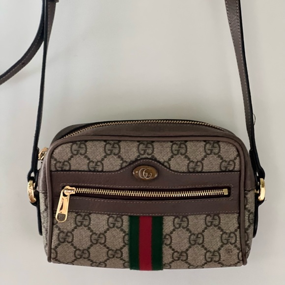 Gucci GG Supreme Ophidia Mini Crossbody - Picture 1 of 10